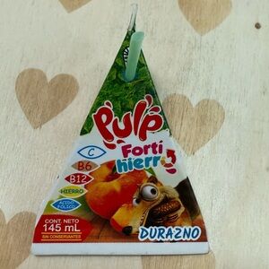 Peruvian Pulp Forti Hierro Durazno Juice Box magnet